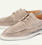 Levi | Men's Suede-Effect Lace-Up Loafers, Classic Everyday Loafers | Dressific