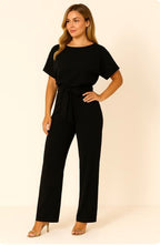 Liana | Women's Ponte Knit Batwing Jumpsuit, Relaxed-Fit One-Piece | Dressific | Dark Blue