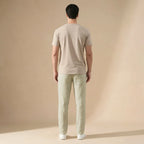Luke | Men's Linen Trousers, Regular Fit Summer Trousers | Dressific | Blauw