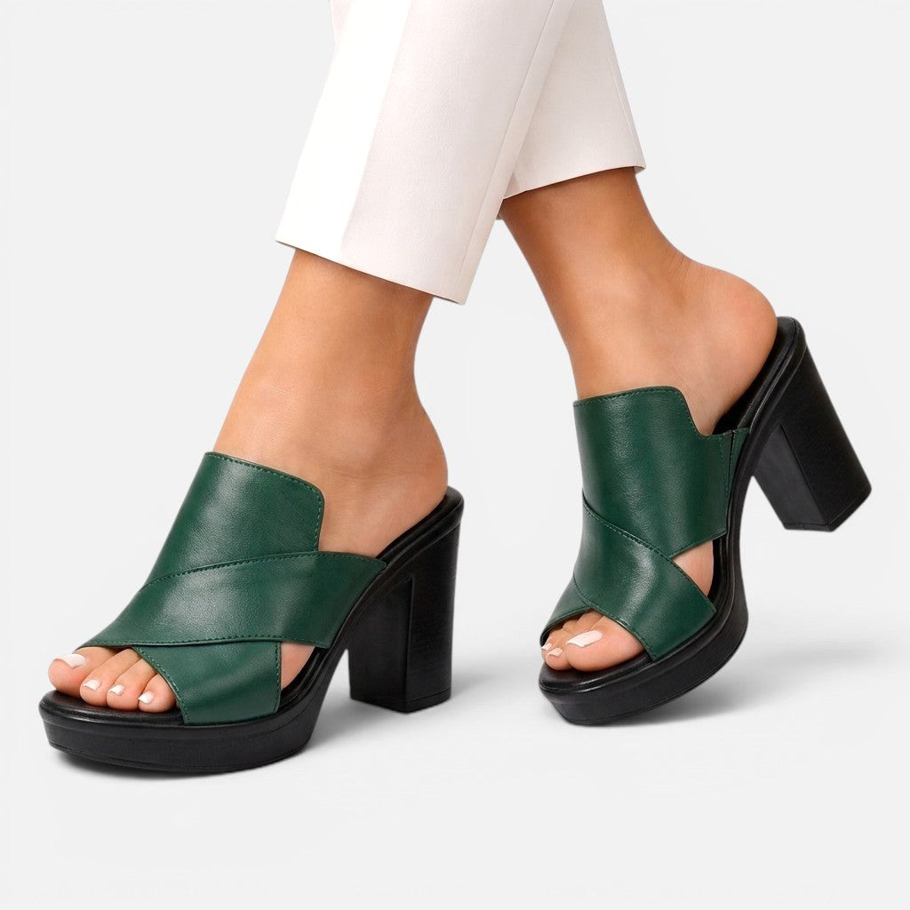 Mackenzie | Women's Comfortable Block Heel Sandals, Supportive Everyday Sandals | Dressific