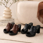 Mackenzie | Women's Comfortable Block Heel Sandals, Supportive Everyday Sandals | Dressific