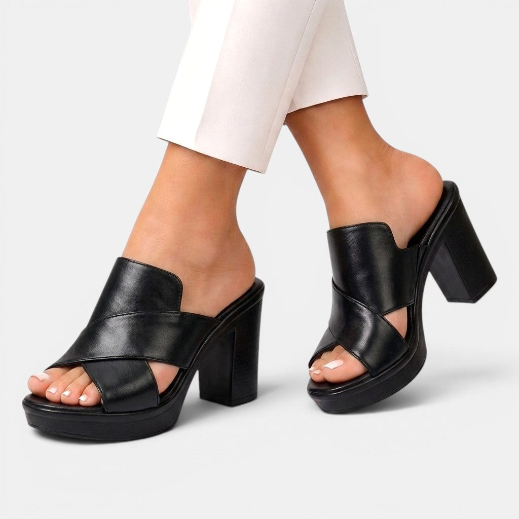 Mackenzie | Women's Comfortable Block Heel Sandals, Supportive Everyday Sandals | Dressific