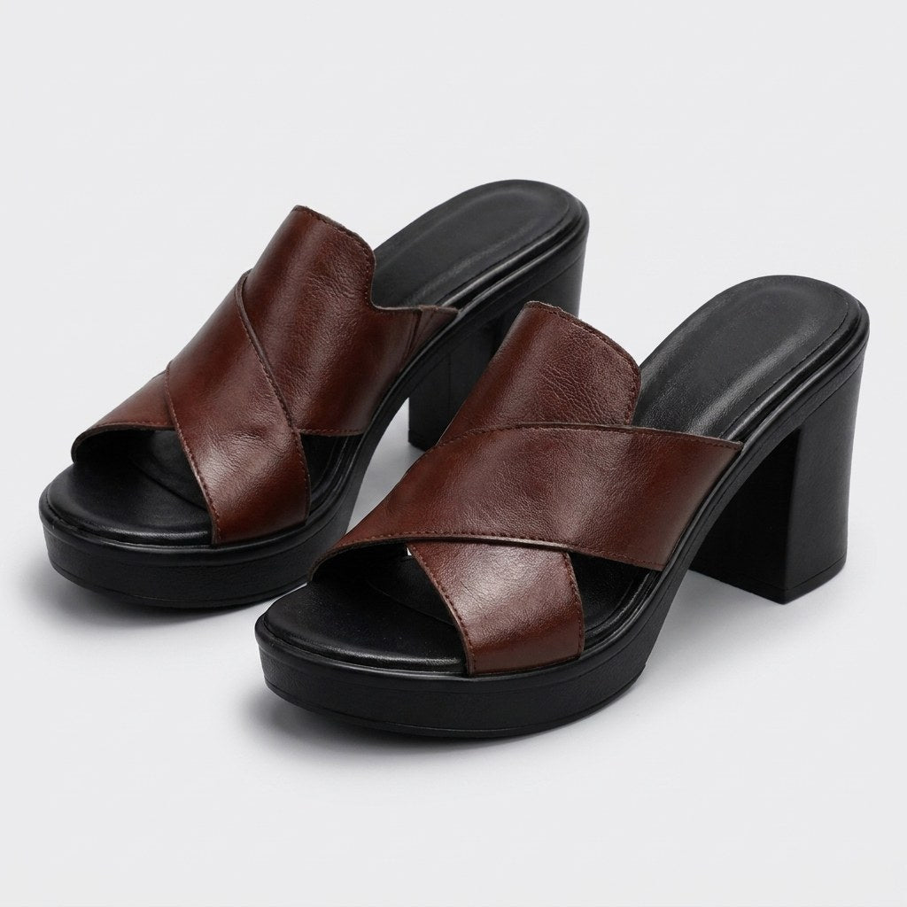 Mackenzie | Women's Comfortable Block Heel Sandals, Supportive Everyday Sandals | Dressific