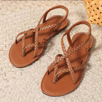 Maddison | Women's Woven-Strap Orthopaedic Sandals, Lightweight Comfort Sandals | Dressific