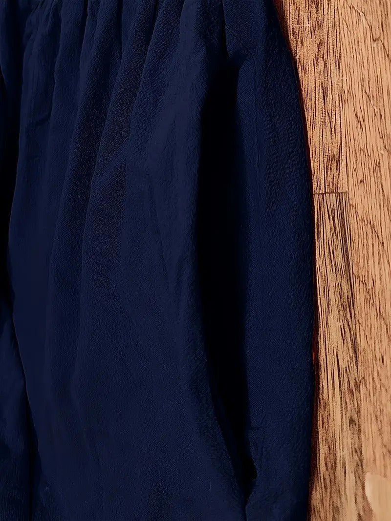Madison | Women's Fluid Cotton Dress with Practical Pockets, Everyday Midi Dress | Dressific