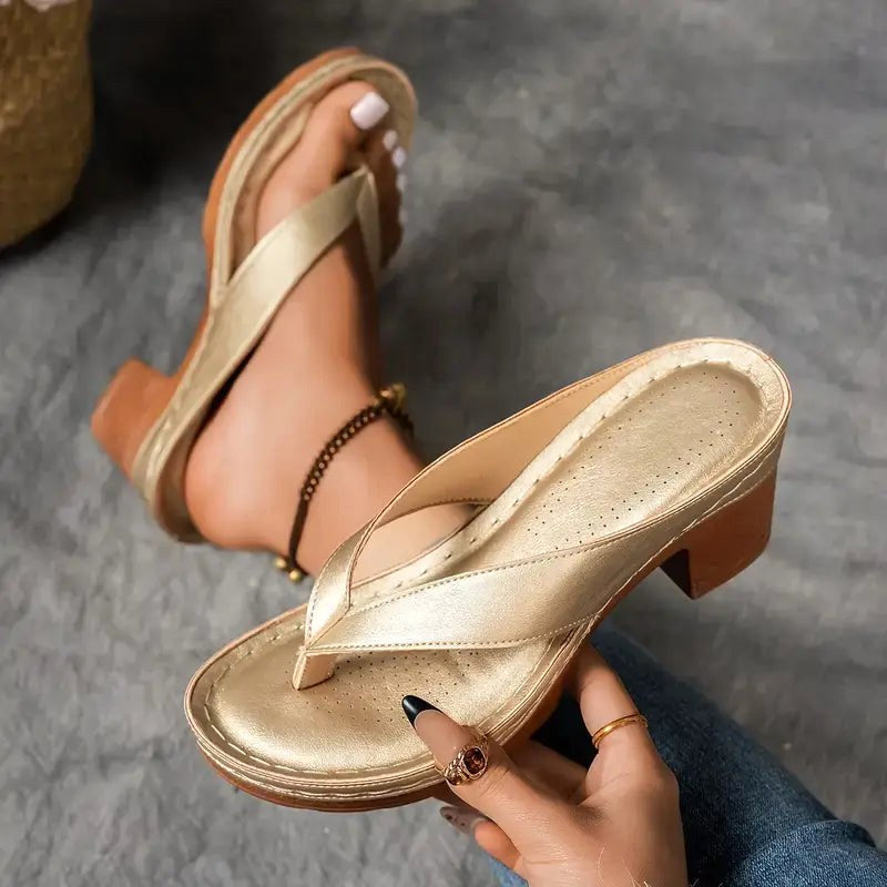 Marilyn | Women's Orthopedic Slippers with Heel Support, Breathable Summer Indoor Footwear for Comfortable Home Wear