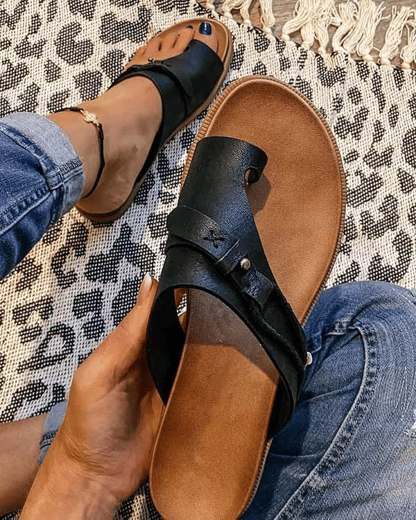 Mary | Women's Orthopedic Sandals with Toe Loop, Supportive Summer Footwear for Walking and Everyday Wear