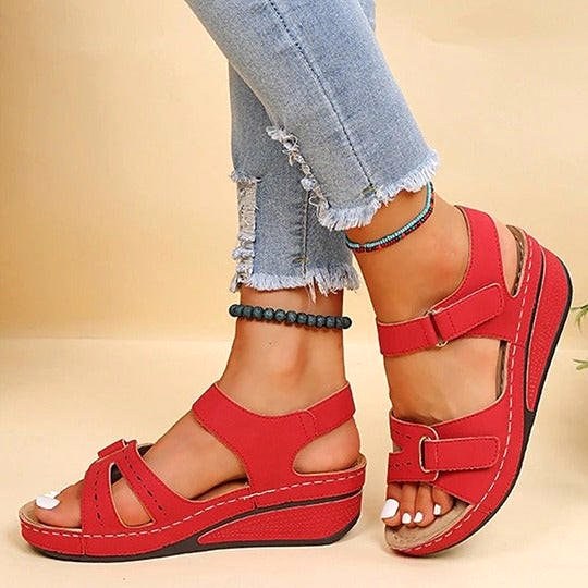 Matilda | Women's Orthopaedic Slip-On Sandals, Supportive Walking Sandals | Dressific