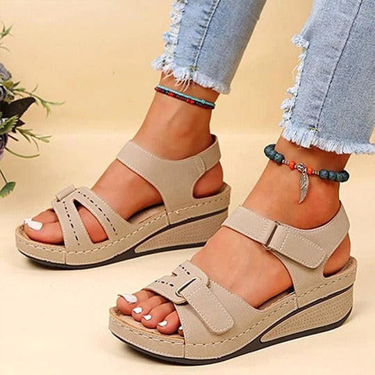 Matilda | Women's Orthopaedic Slip-On Sandals, Supportive Walking Sandals | Dressific