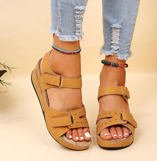 Matilda | Women's Orthopaedic Slip-On Sandals, Supportive Walking Sandals | Dressific