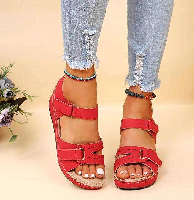 Matilda | Women's Orthopaedic Slip-On Sandals, Supportive Walking Sandals | Dressific