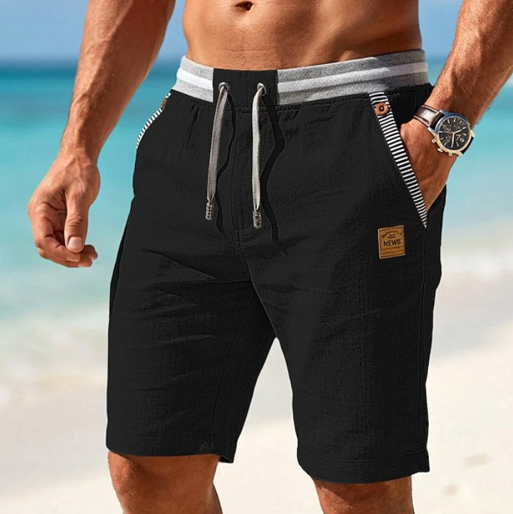 Mitchell | Men's Lightweight Drawstring Shorts, Casual Summer Shorts | Dressific