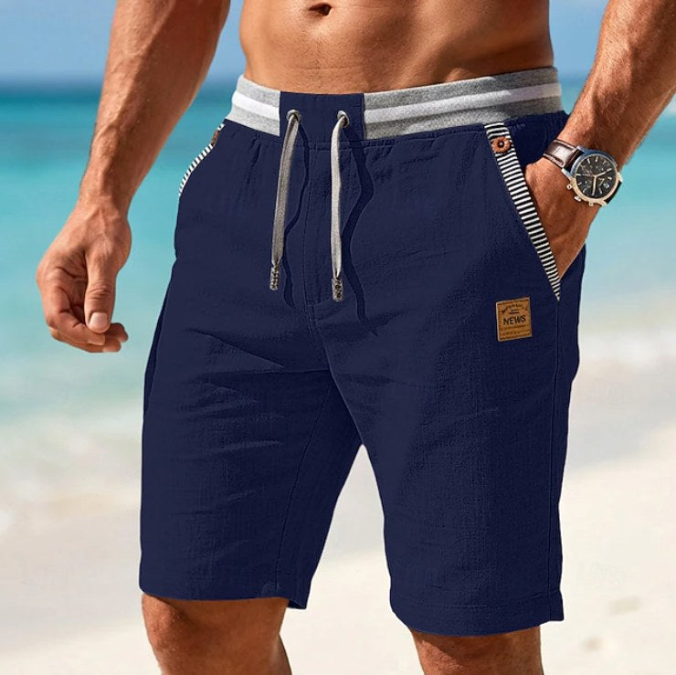 Mitchell | Men's Lightweight Drawstring Shorts, Casual Summer Shorts | Dressific