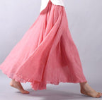 Morgan | Women's Flowy Summer Skirt, Flowy Summer Skirt for Holidays and Everyday Wear, Flowy Summer Skirt for Holidays and Everyday Wear - Pink