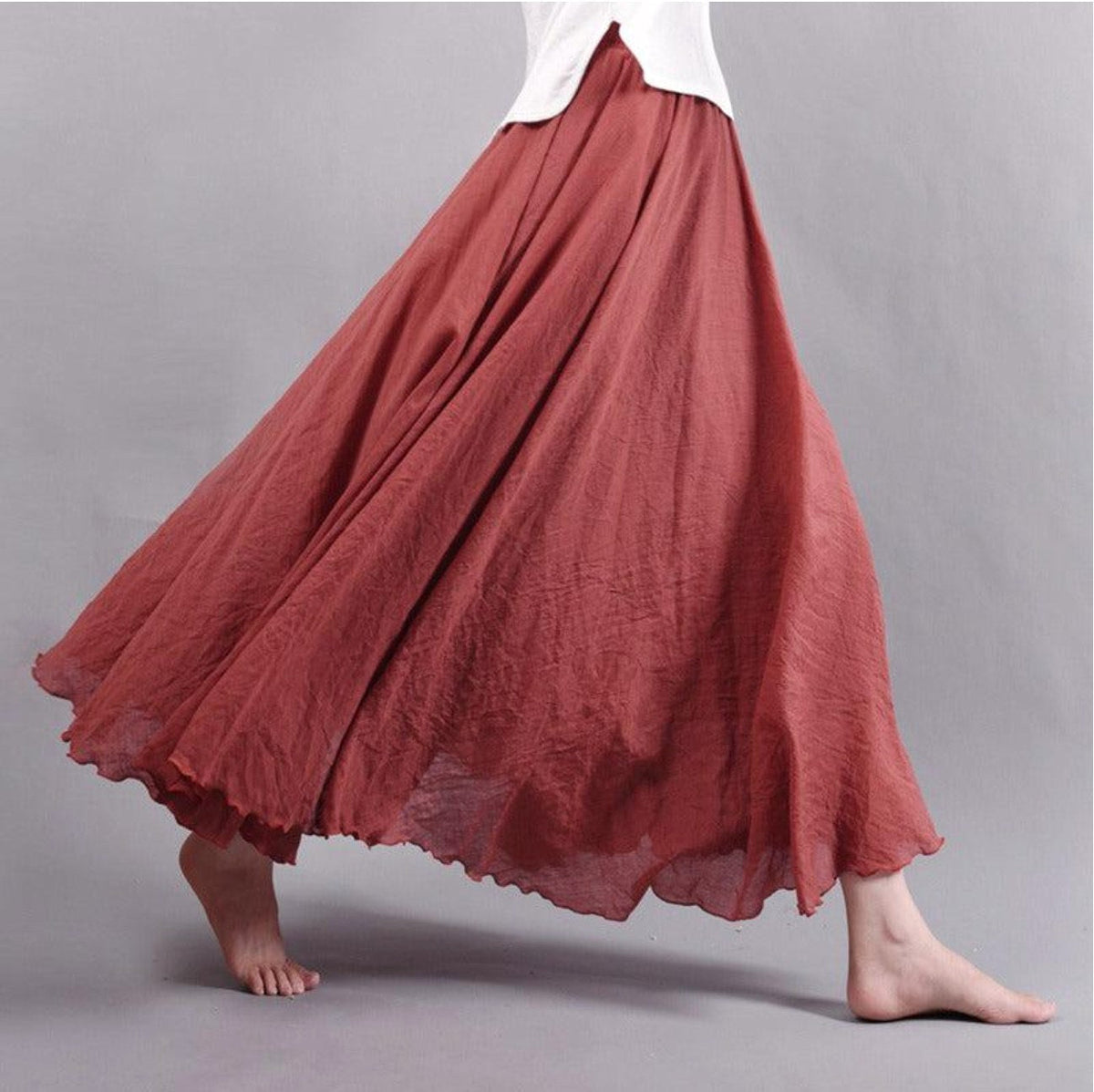 Morgan | Women's Flowy Summer Skirt, Flowy Summer Skirt for Holidays and Everyday Wear, Flowy Summer Skirt for Holidays and Everyday Wear - image 7