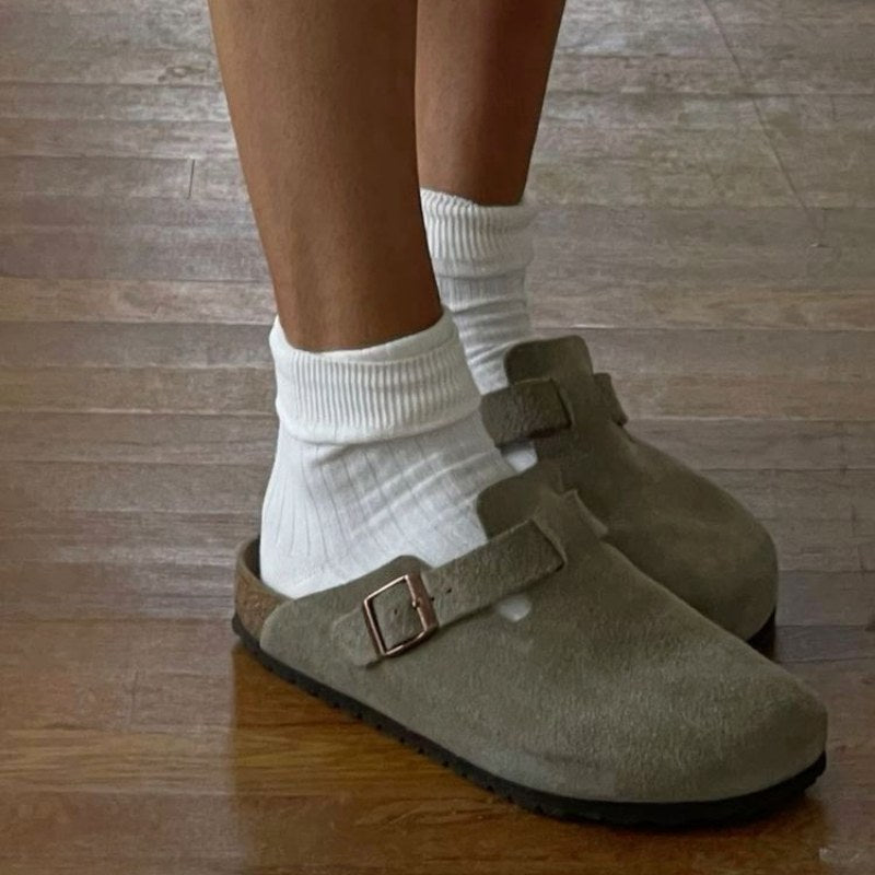 Murray | Unisex Leather Sandals, Slip-On Summer Sandals | Dressific