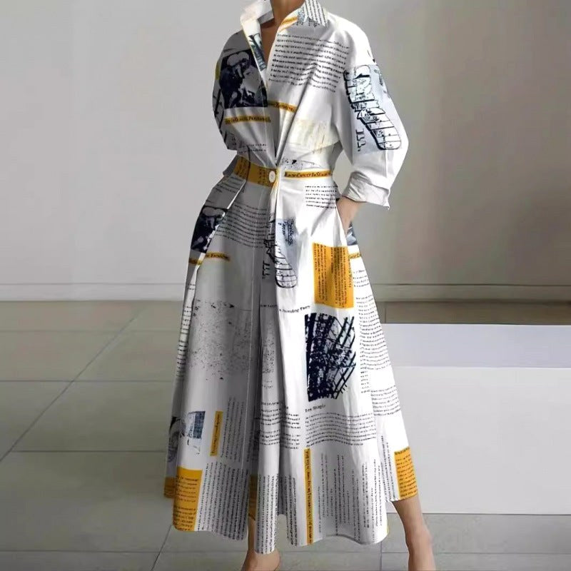 Naomi | Women's Collared Wrap Maxi Dress, Front Wrap Evening Dress | Dressific | White
