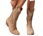 Natalie | Women's Cowboy Style Orthopedic Boots, Supportive Summer Festival Footwear for Casual Events