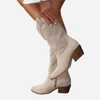Natalie | Women's Cowboy Style Orthopedic Boots, Supportive Summer Festival Footwear for Casual Events