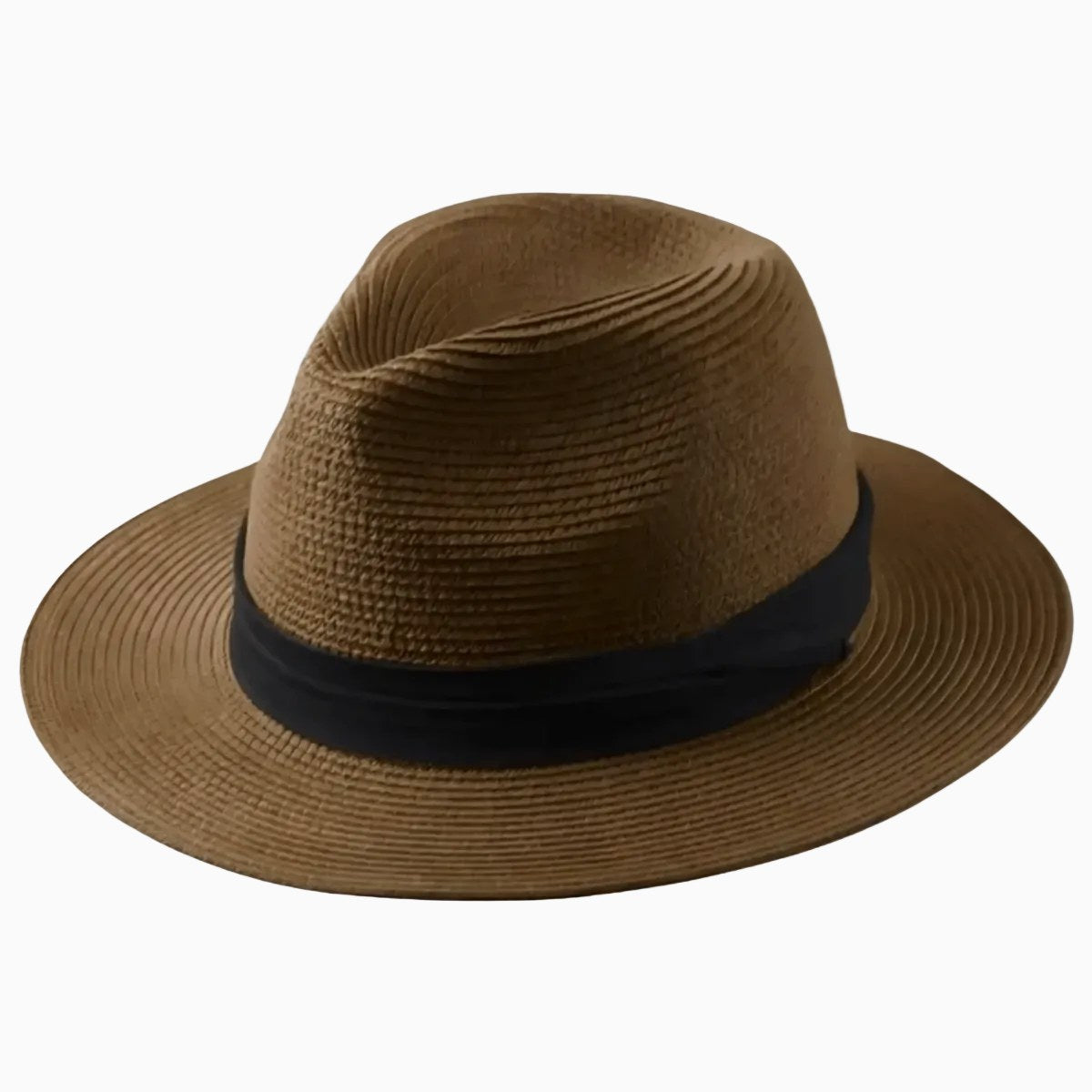 Noah | Men's Classic Panama Hat, Wide-Brim Straw Hat | Dressific
