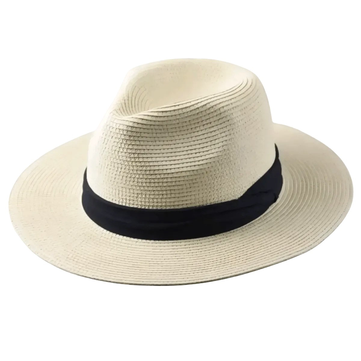 Noah | Men's Classic Panama Hat, Wide-Brim Straw Hat | Dressific