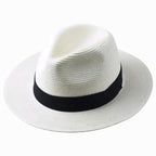 Noah | Men's Classic Panama Hat, Wide-Brim Straw Hat | Dressific