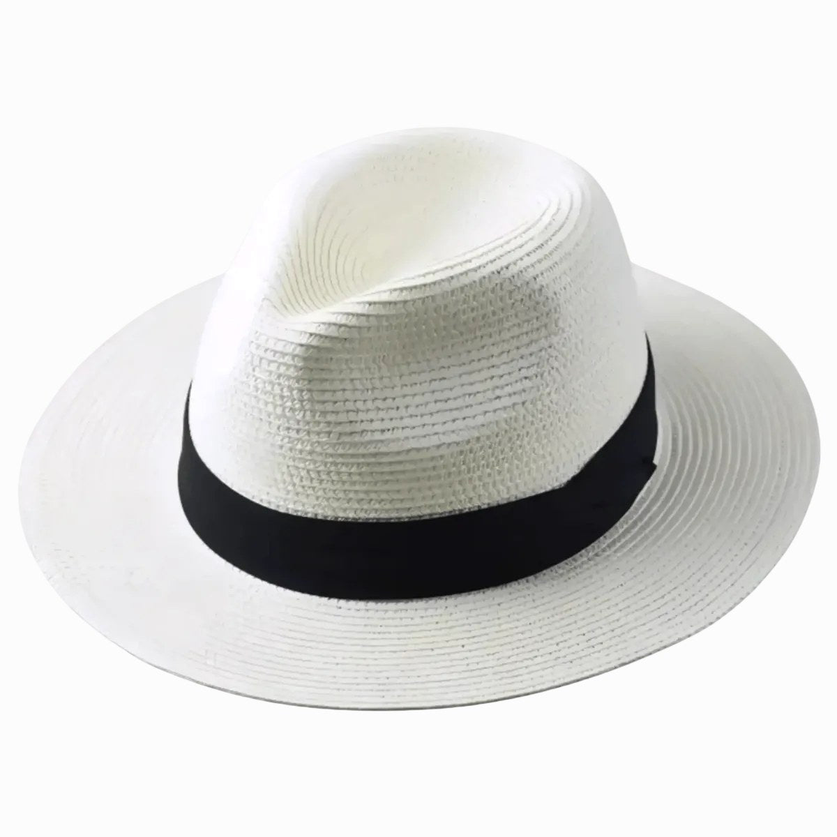 Noah | Men's Classic Panama Hat, Wide-Brim Straw Hat | Dressific