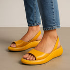 Ottilie | Women's Comfort Slide Sandals - Yellow
