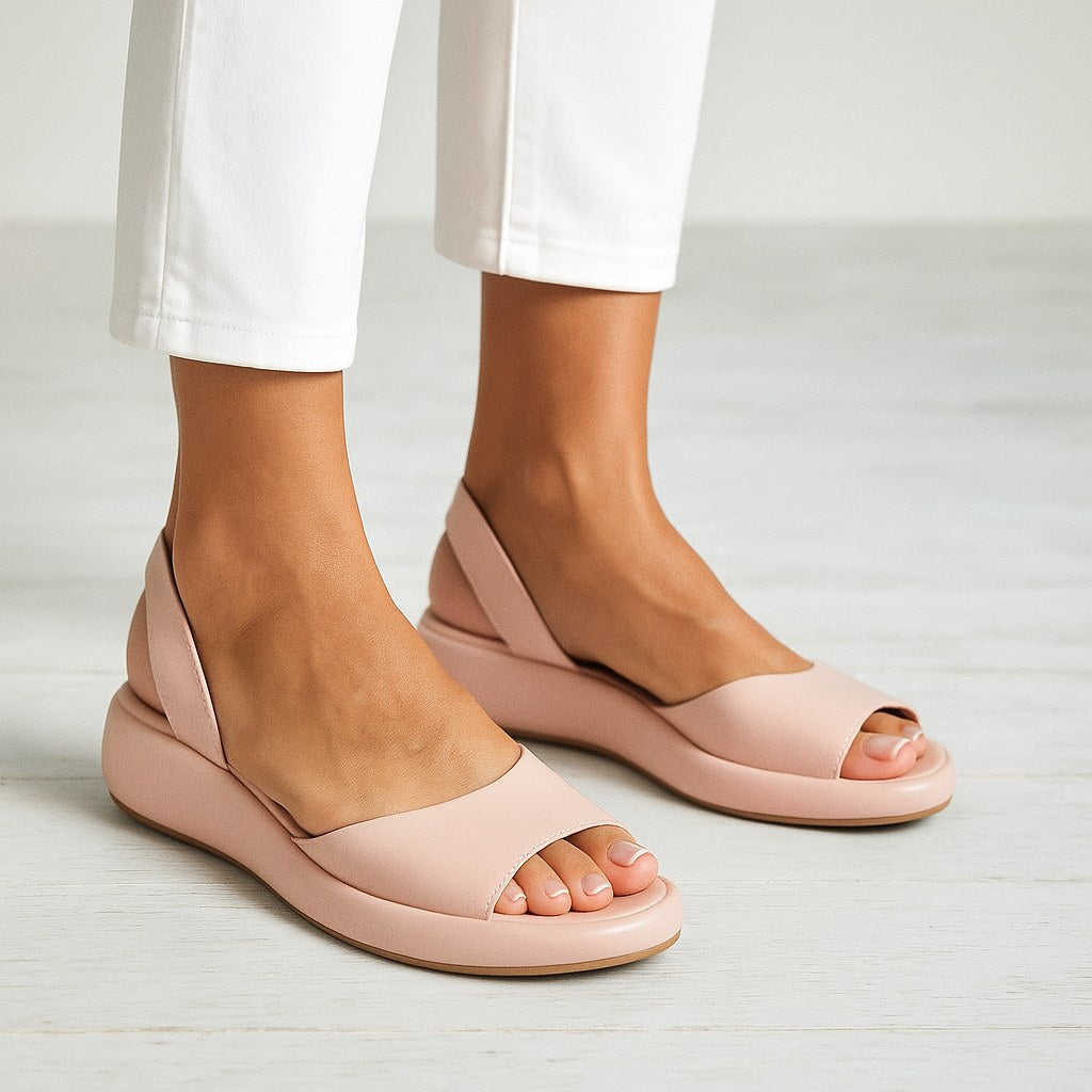 Ottilie | Women's Comfort Slide Sandals - Light Pink