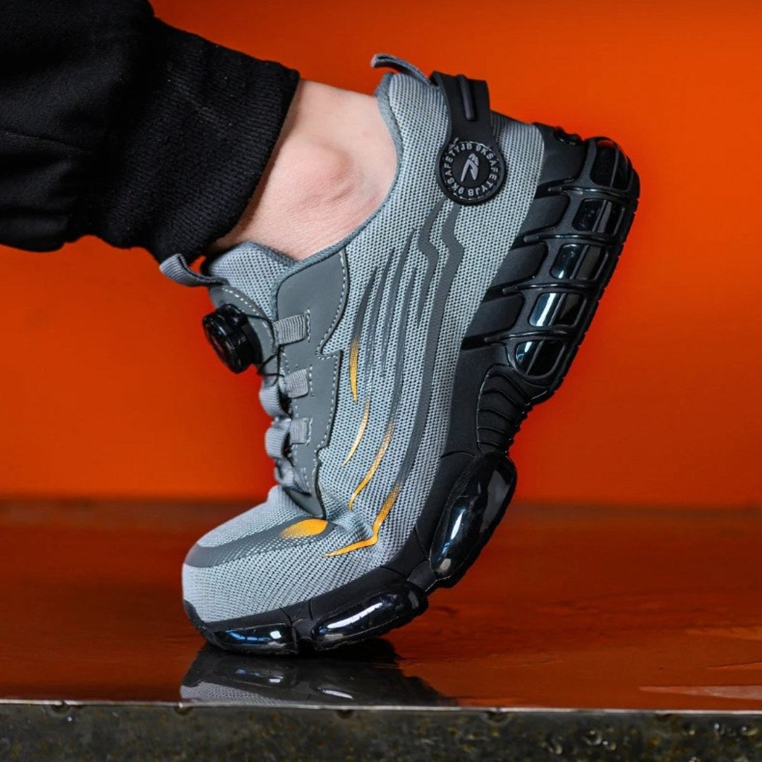 Rhys | Men's Safety Work Shoes, Slip-Resistant Walking Shoes | Dressific