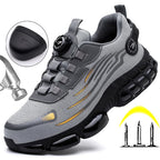 Rhys | Men's Safety Work Shoes, Slip-Resistant Walking Shoes | Dressific