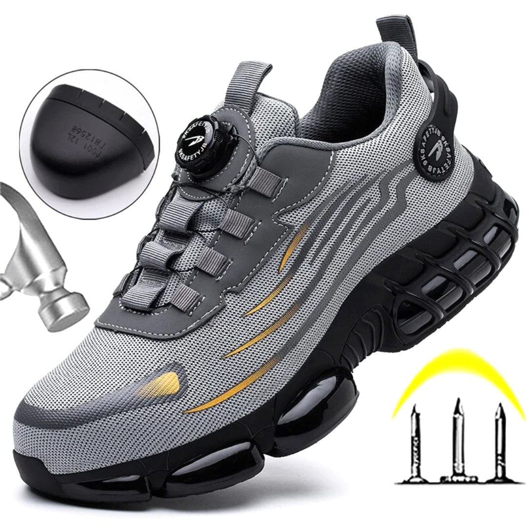 Rhys | Men's Safety Work Shoes, Slip-Resistant Walking Shoes | Dressific