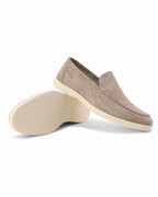 Riley | Men's Suede-Effect Slip-On Loafers, Smart Casual Loafers | Dressific