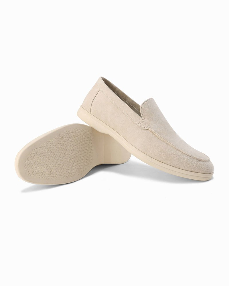 Riley | Men's Suede-Effect Slip-On Loafers, Smart Casual Loafers | Dressific