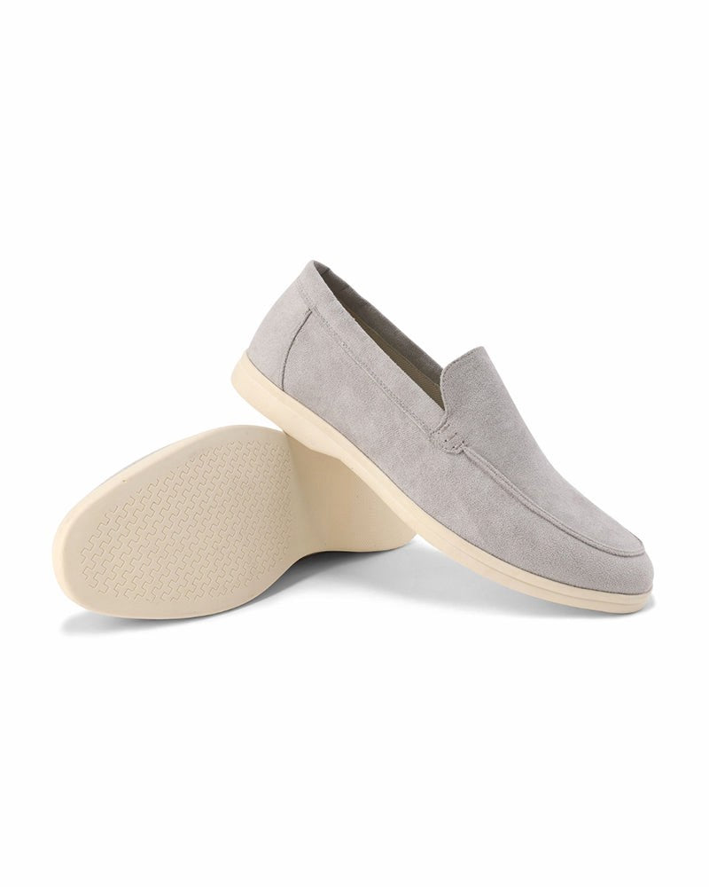 Riley | Men's Suede-Effect Slip-On Loafers, Smart Casual Loafers | Dressific