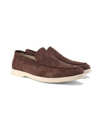 Riley | Men's Suede-Effect Slip-On Loafers, Smart Casual Loafers | Dressific