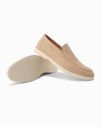 Riley | Men's Suede-Effect Slip-On Loafers, Smart Casual Loafers | Dressific