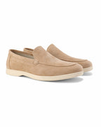 Riley | Men's Suede-Effect Slip-On Loafers, Smart Casual Loafers | Dressific