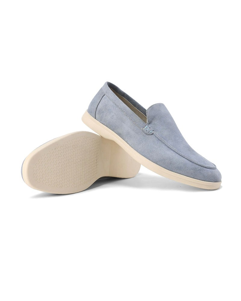 Riley | Men's Suede-Effect Slip-On Loafers, Smart Casual Loafers | Dressific