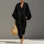 Riley | Women's Batwing Sleeve Two-Piece Set, Coordinated Summer Outfit for Holidays and Casual Wear, Coordinated Summer Outfit for Holidays and Casual Wear - image 6