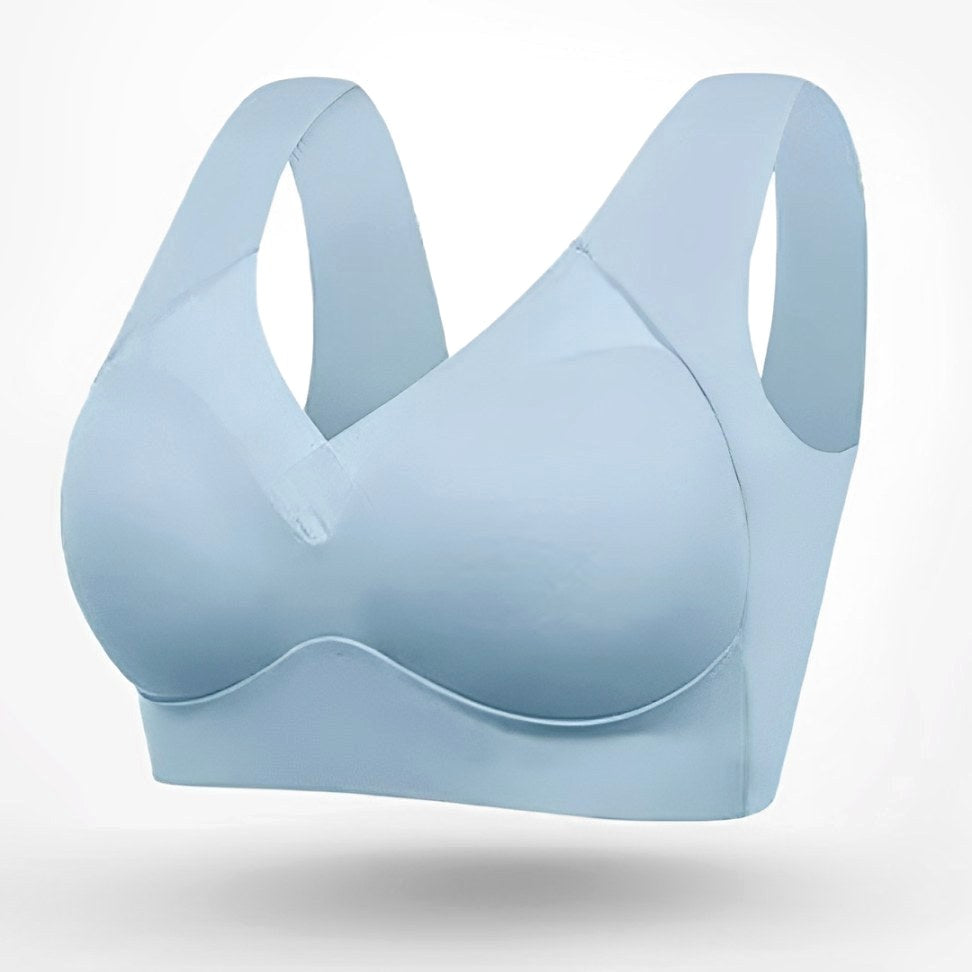 Roxanne | Women's Seamless Bra with Adjustable Straps, Wire-Free Support Bra | Dressific | Pink