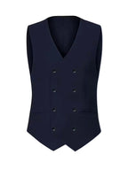 Samuel | Men's Slim-Fit Three-Piece Suit, Double-Breasted Waistcoat Trouser Suit | Dressific