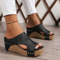 Sarah | Women's Orthopedic Cushioned Sandals - Black