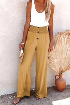 Serena | Women's High-Waist Wide-Leg Linen Trousers, Comfortable Summer Trousers for Travel and Everyday Wear, Comfortable Summer Trousers for Travel and Everyday Wear - image 9