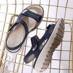 Tiarna | Women's Orthopedic Flat Strap Sandals, Supportive Everyday Sandals | Dressific