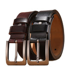 Tristan | Men's Leather Belt with Pin Buckle, Classic Leather Belt | Dressific