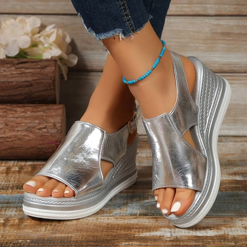 Vivienne | Women's Orthopedic Sandals - Silver