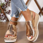 Vivienne | Women's Orthopedic Sandals - Gold