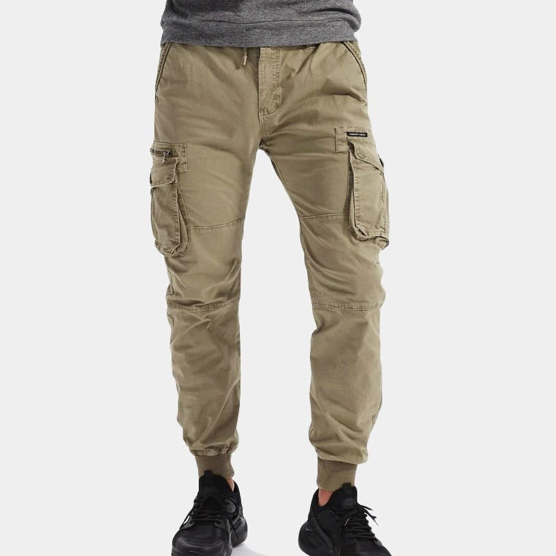 William | Men's Cargo Joggers, Relaxed-Fit Trousers | Dressific | Grey
