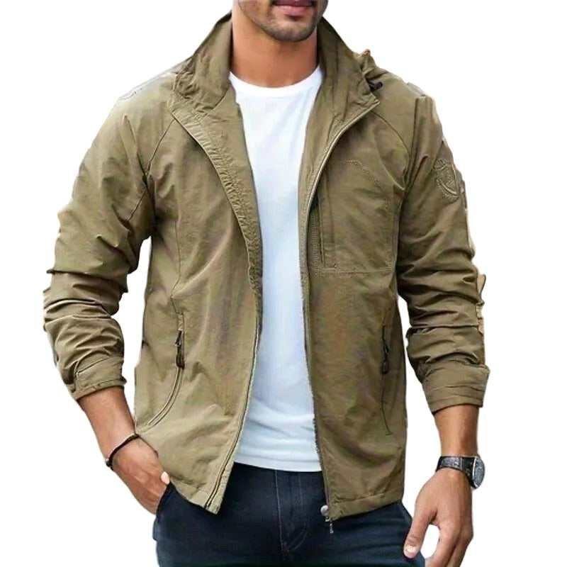 Zac | Men's Waterproof Cargo Jacket, Lightweight Outdoor Jacket | Dressific